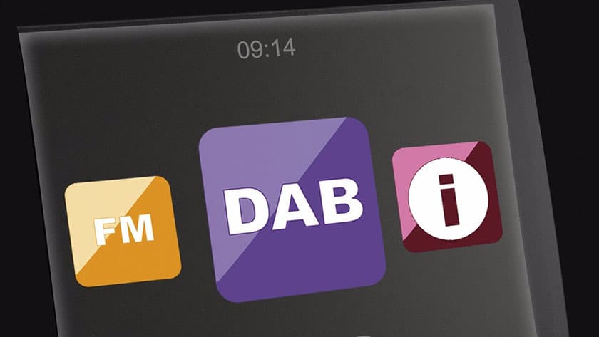 DAB+ radio met touchscreen