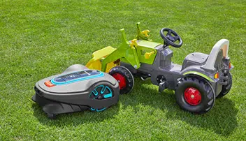 robotmaaier met botssensor